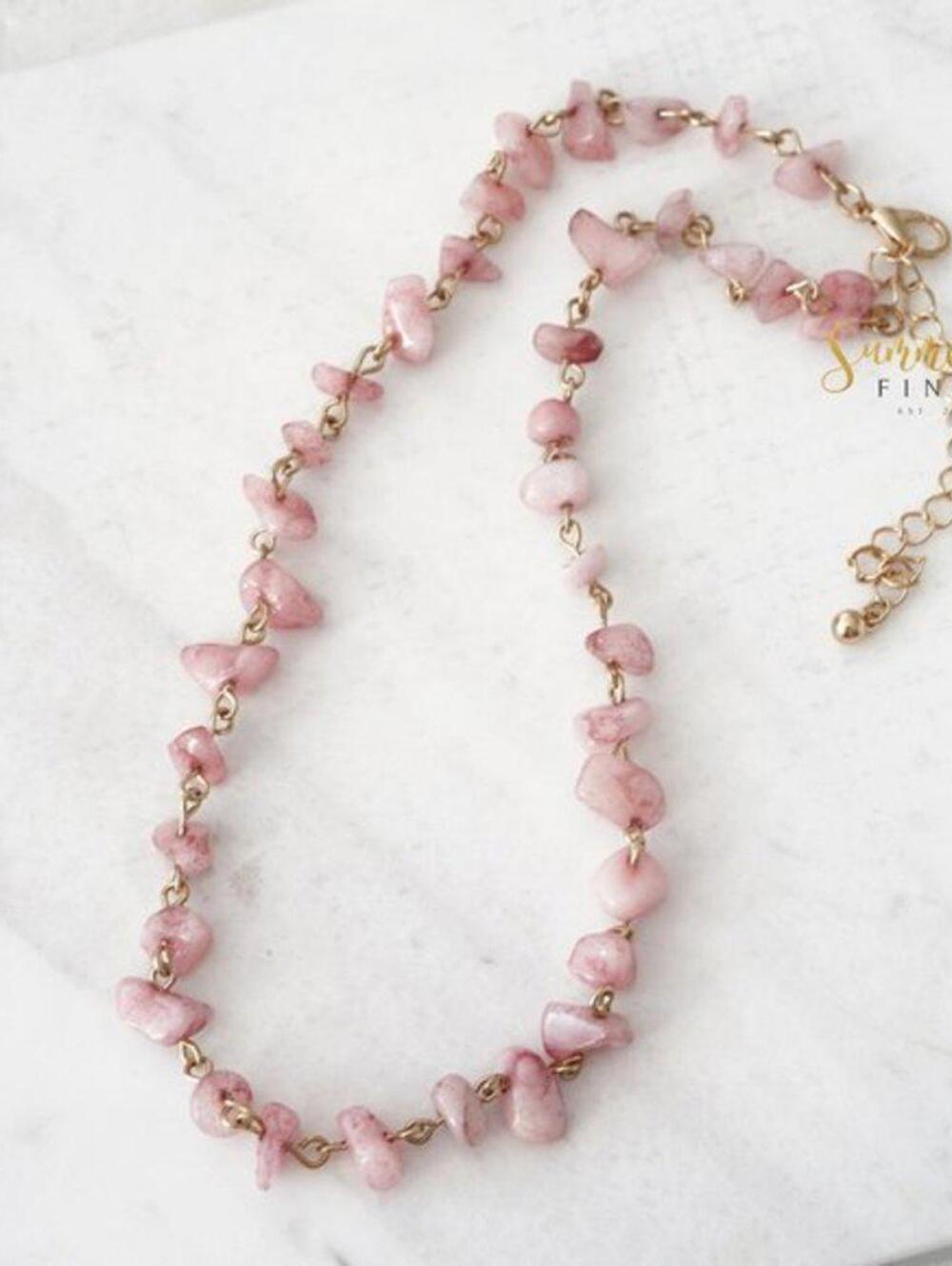 Free People Raw Stone Necklace [065]